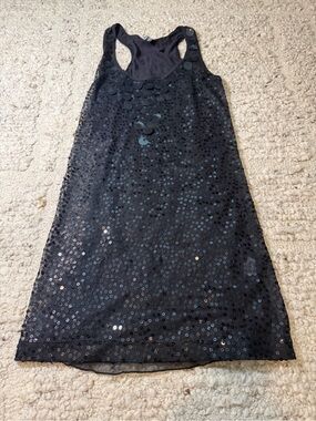 Made in the USA Black Sequin Tunic